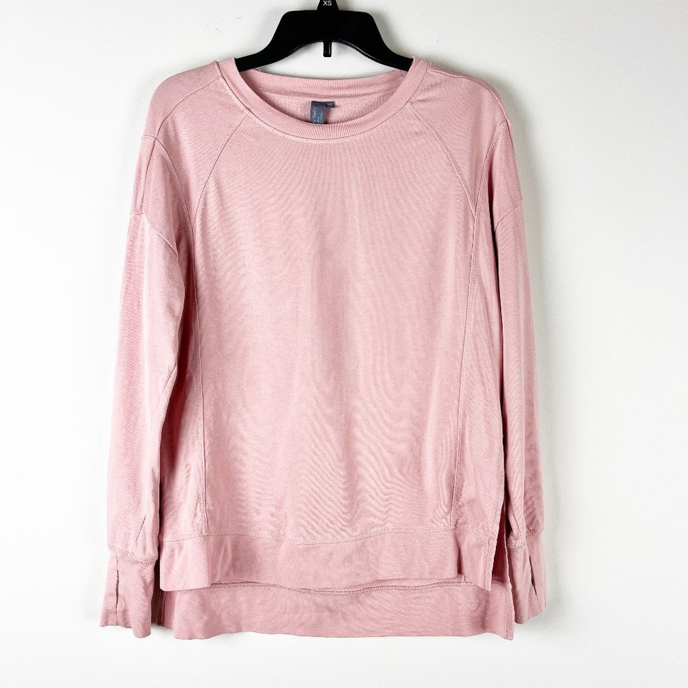 2/$30 Sweaty Betty Rose Dusty Pink Sweatshirt Sweater XS - Picture 1 of 5